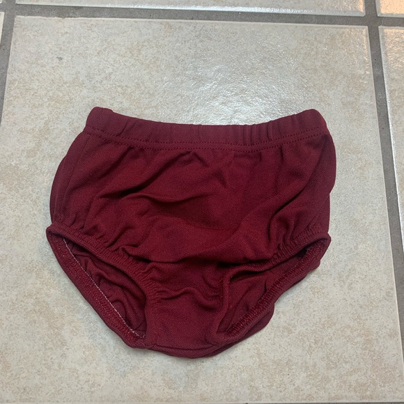 Child Cardinal Cheerleading Dance Diaper Cover Spankie Panty Bloomers New in Pkg - Picture 1 of 1